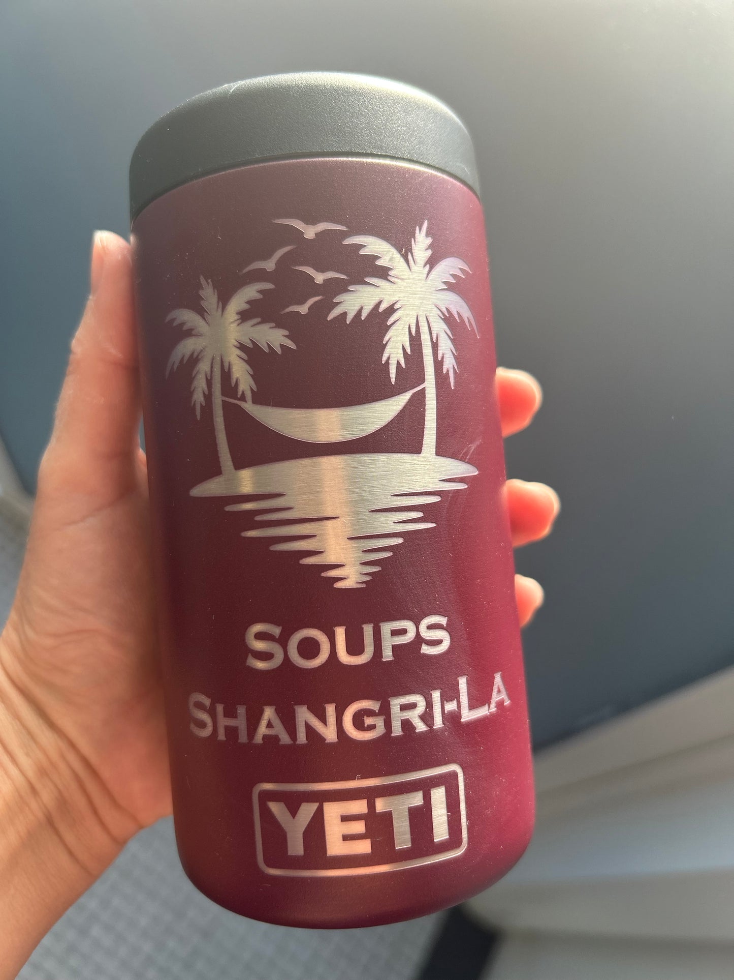 Yeti Engraved, Customized Rumbler Colster 12 oz Can Insulator