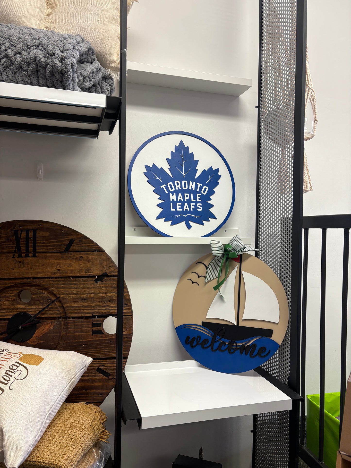 Beach House Decor Welcome Door Sign Coastal Living Decor