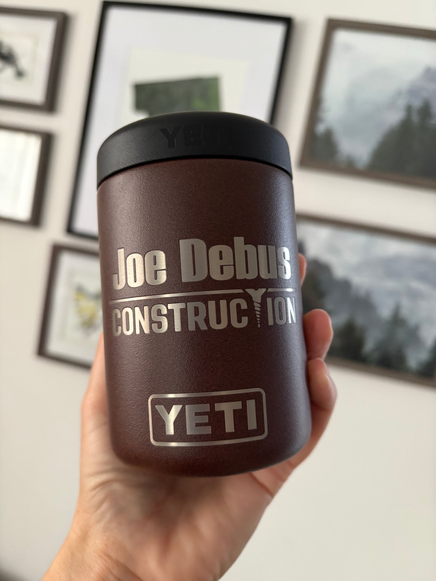 Yeti Engraved, Customized Rumbler Colster 12 oz Can Insulator