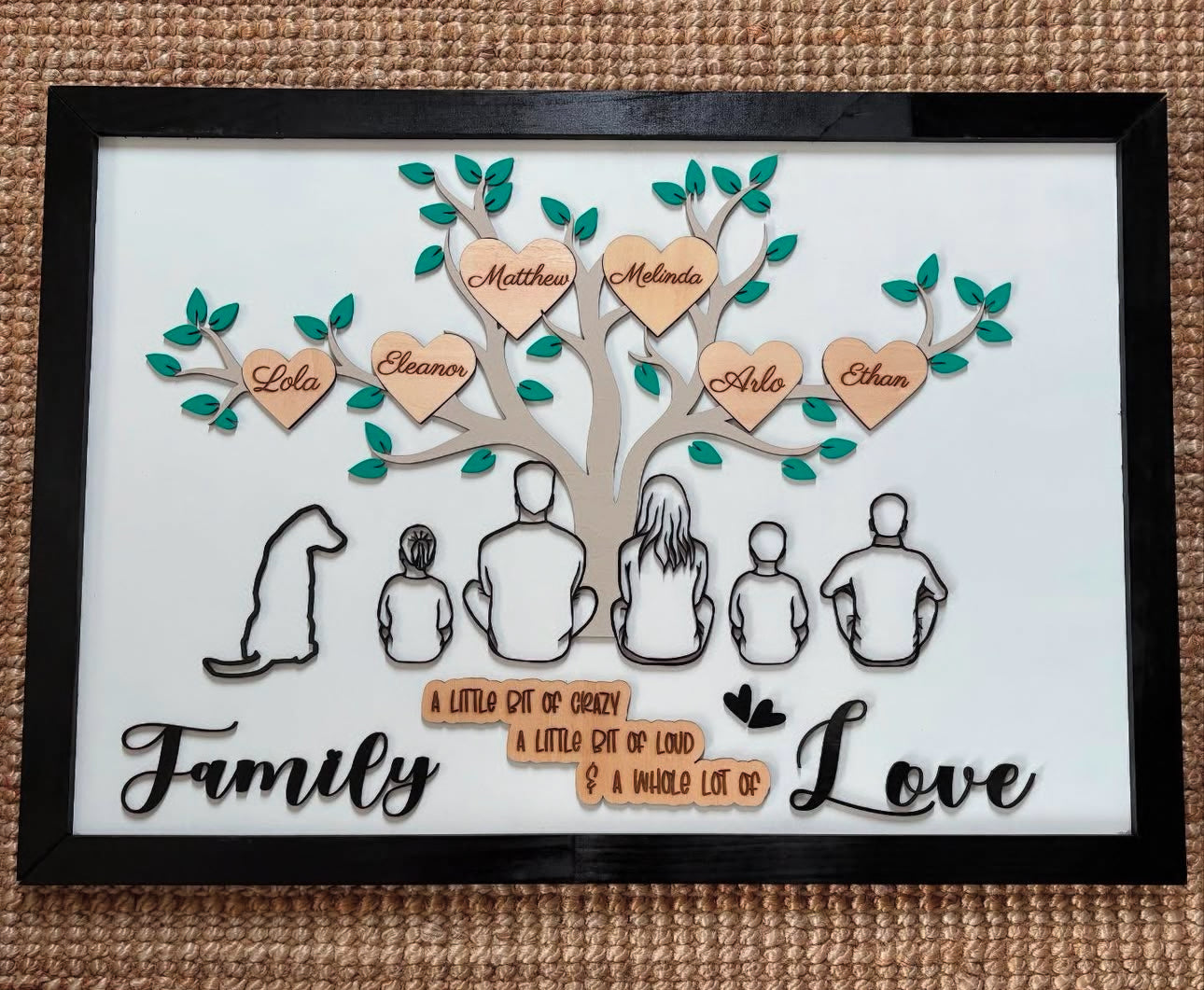 Family Tree Wooden Art