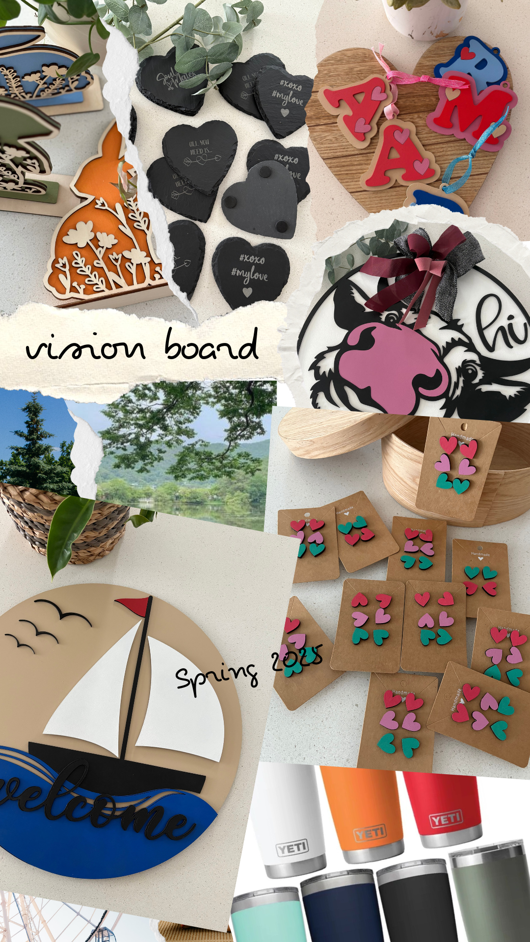 Spring Vision Board