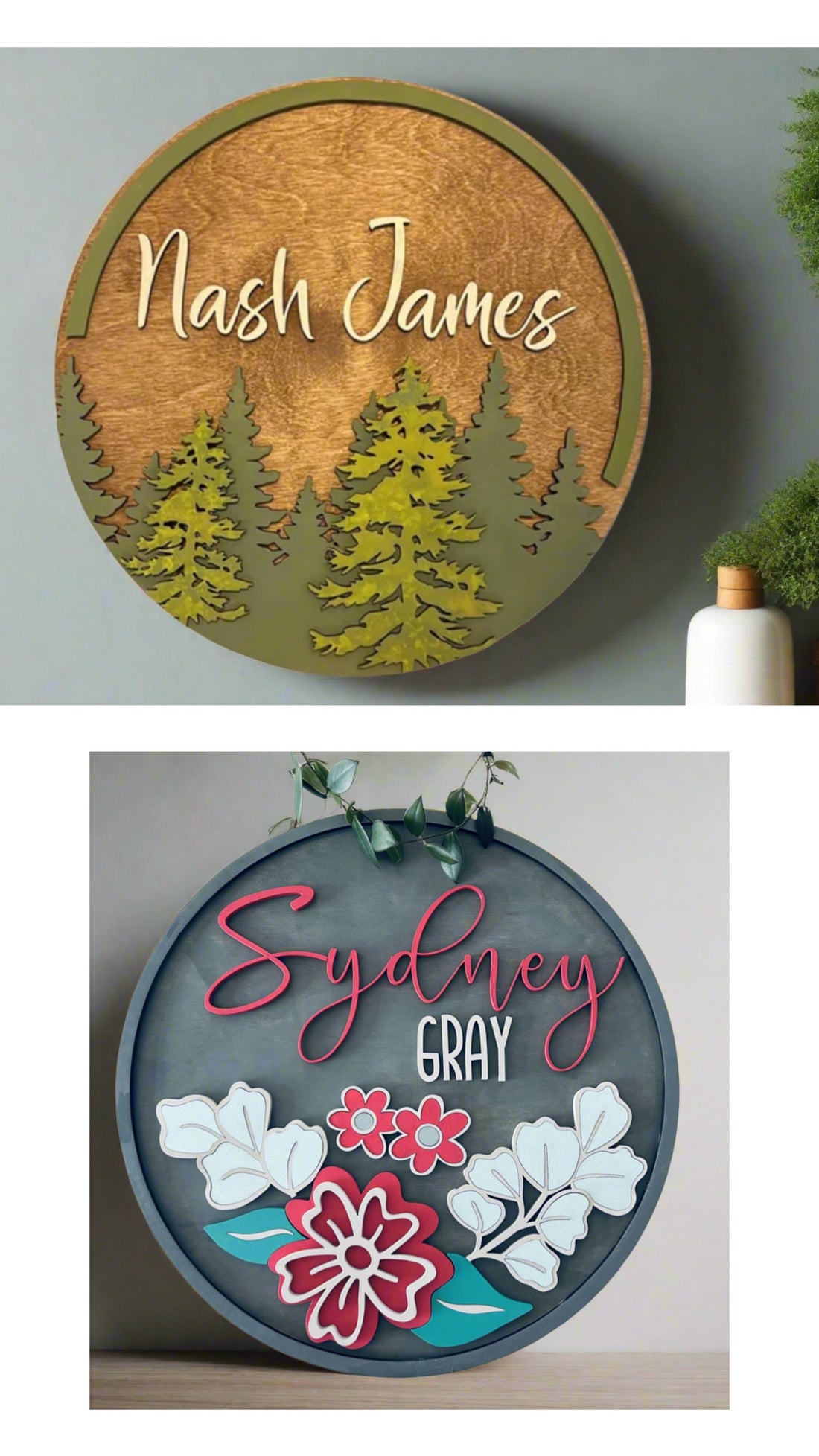 Nursery Customized Wood Signs