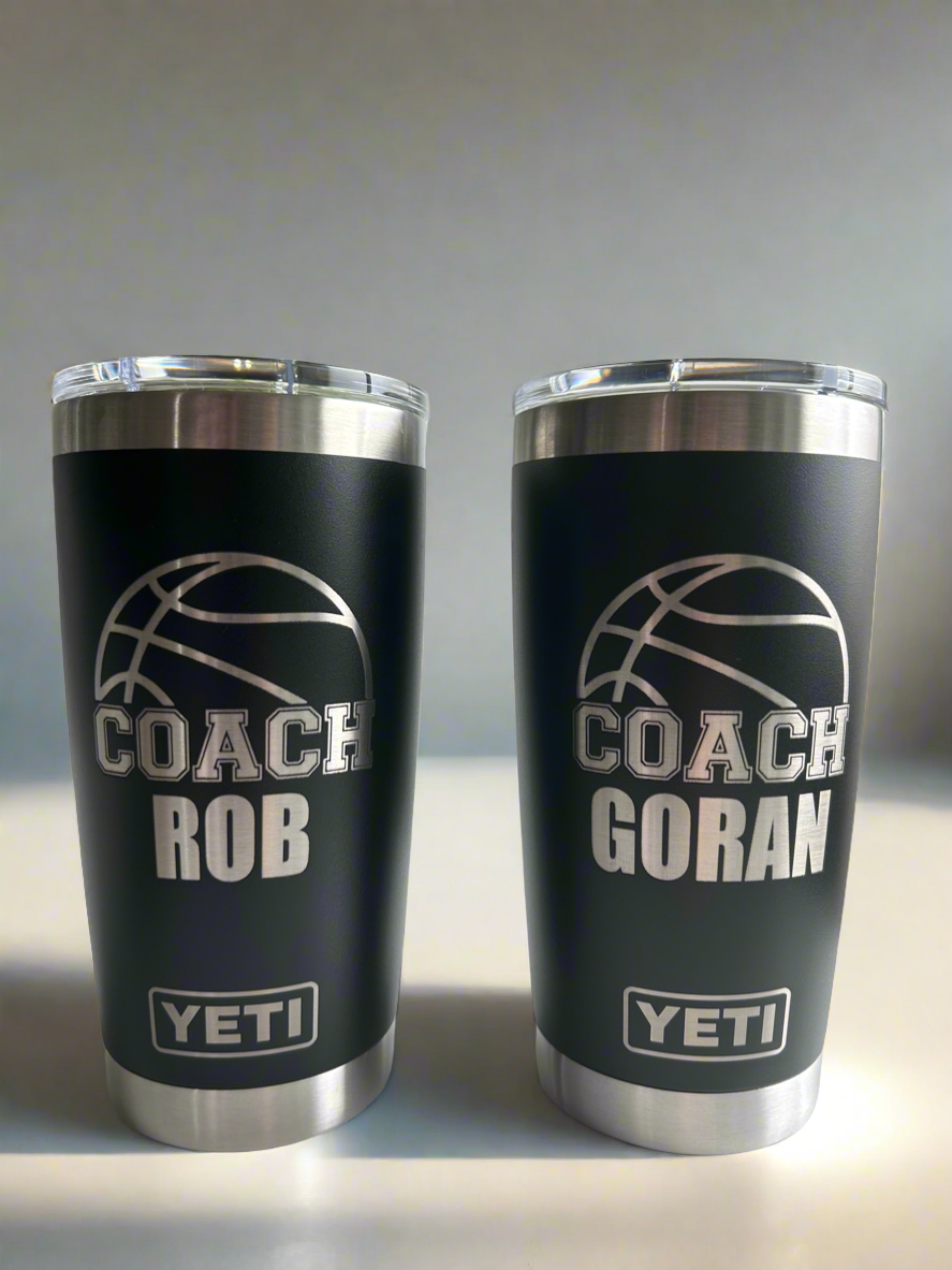 Yeti Tumbler Engraved, Custom Laser Engraved Yeti Tumbler 20 oz