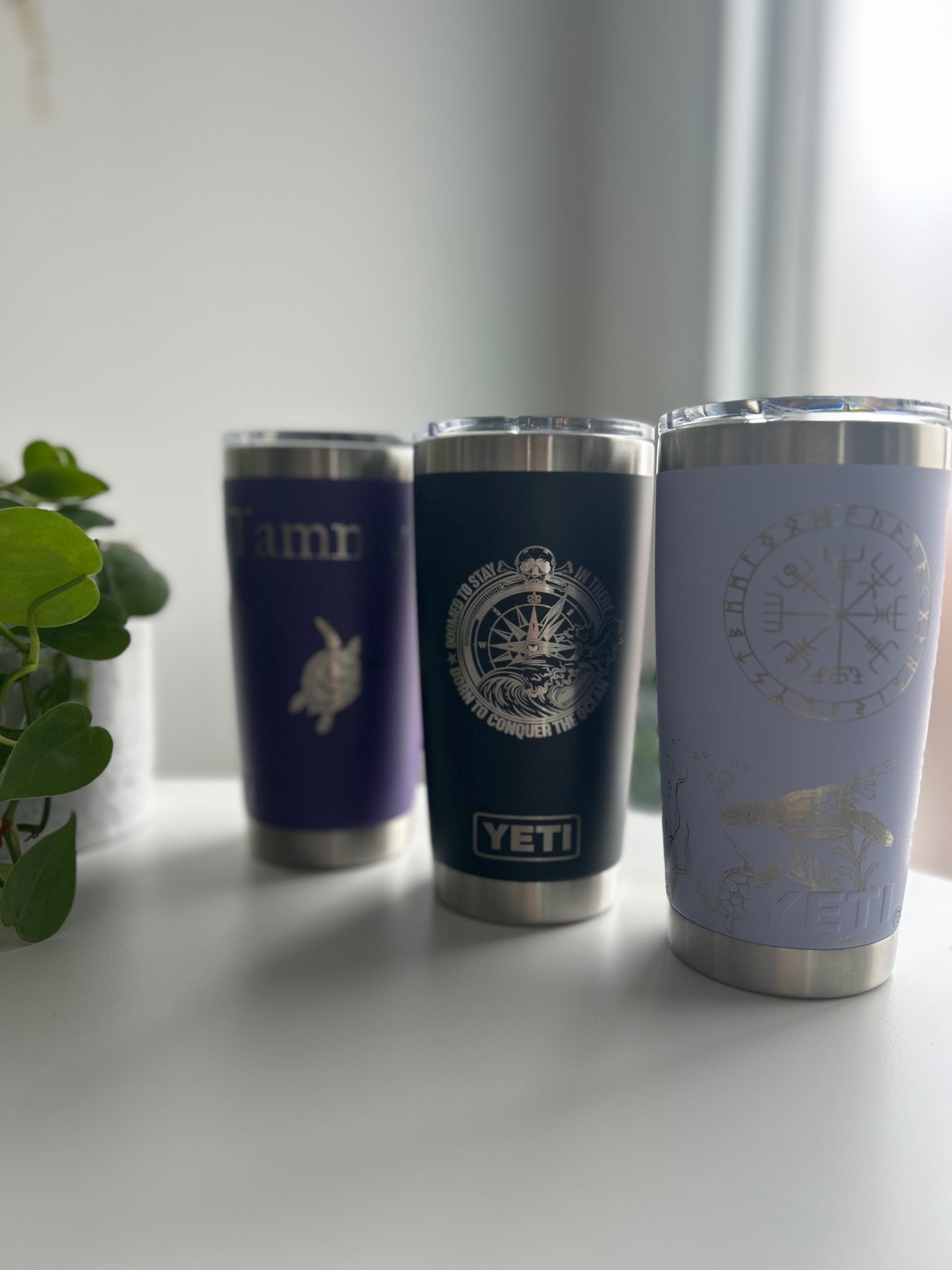 Engraved Yeti Tumbler , Laser Engraved Customized And Personalized Tumbler 20 oz