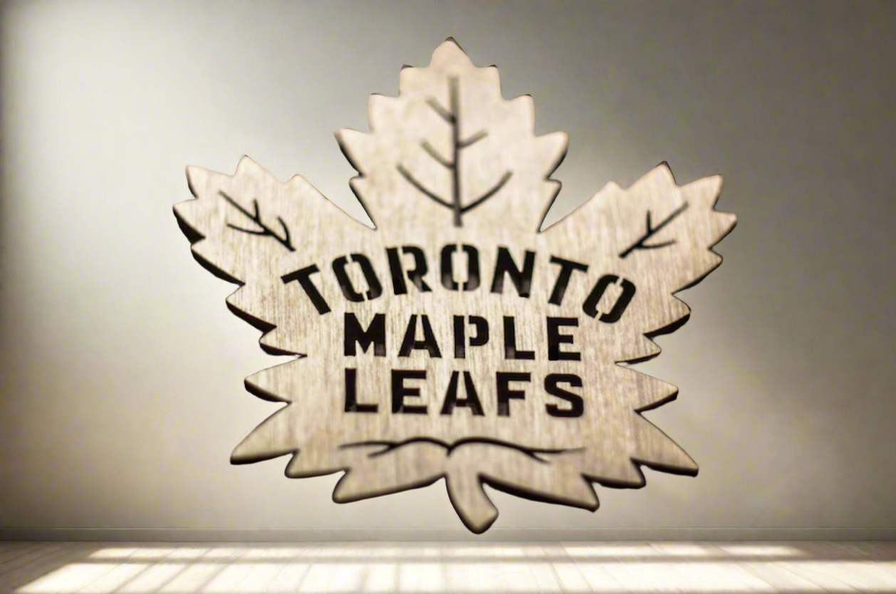 Toronto Maple Leafs Wood Ornament, Wood Decor for DIY Crafts And Christmas Decorations