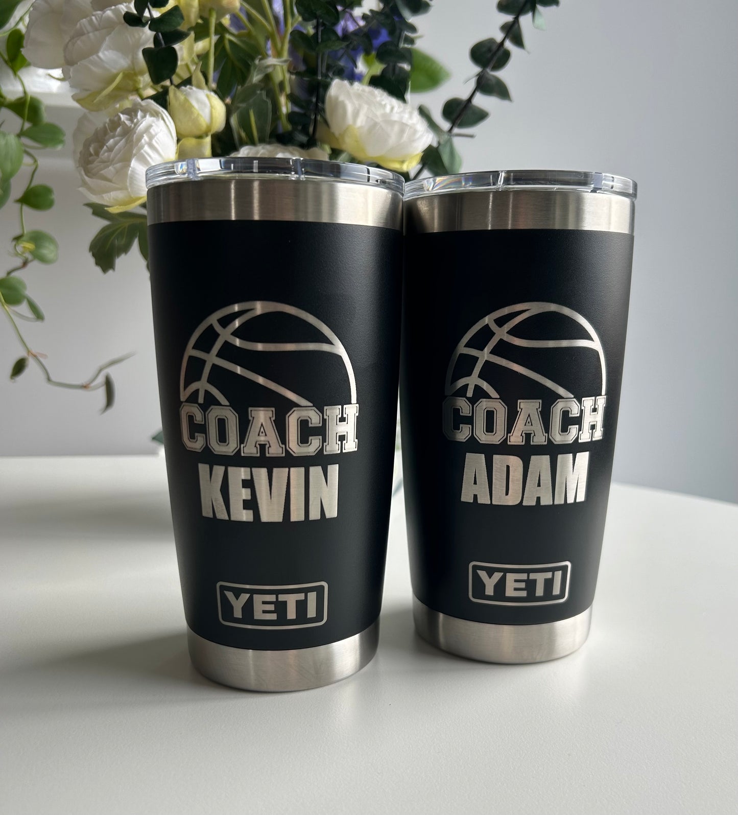 Yeti Tumbler Engraved, Custom Laser Engraved Yeti Tumbler 20 oz