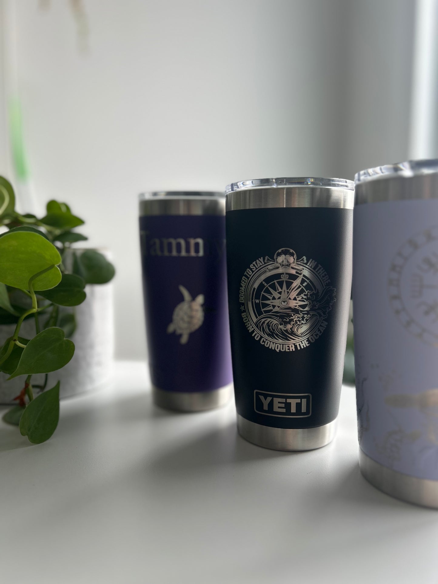 Engraved Yeti Tumbler , Laser Engraved Customized And Personalized Tumbler 20 oz