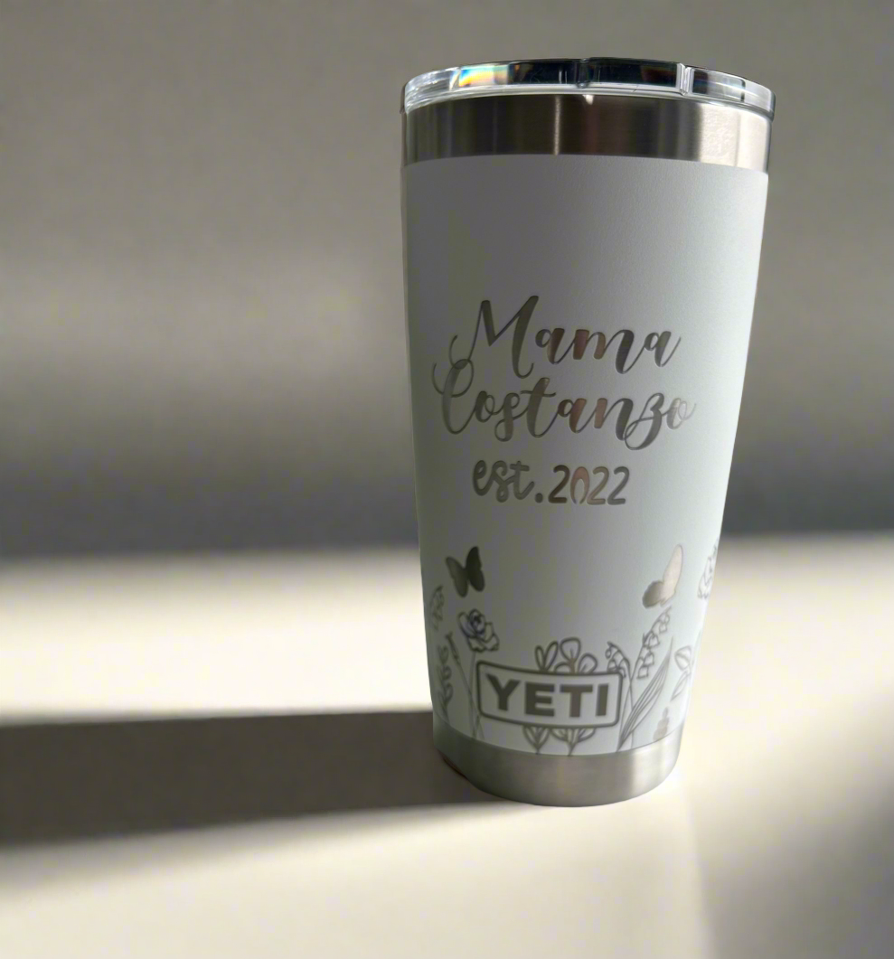 Customized Yeti Tumbler, Yeti Engraved Tumbler 20 oz